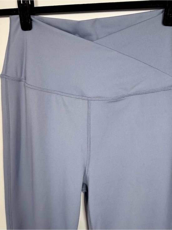 Yogalicious Pants - Yogalicious Lux Madison Crossover Flare Leggings Blue High Rise Yoga Size L